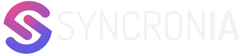 logo syncronia blanco